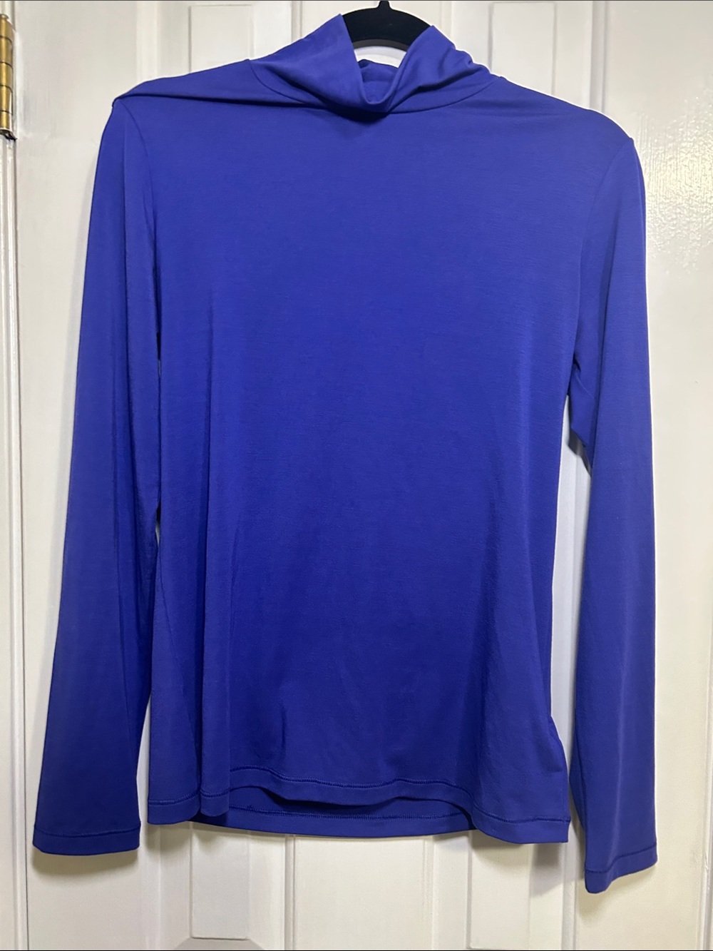 Athleta Essential Turtleneck Women's Long-SleeveTop in Purple, Small